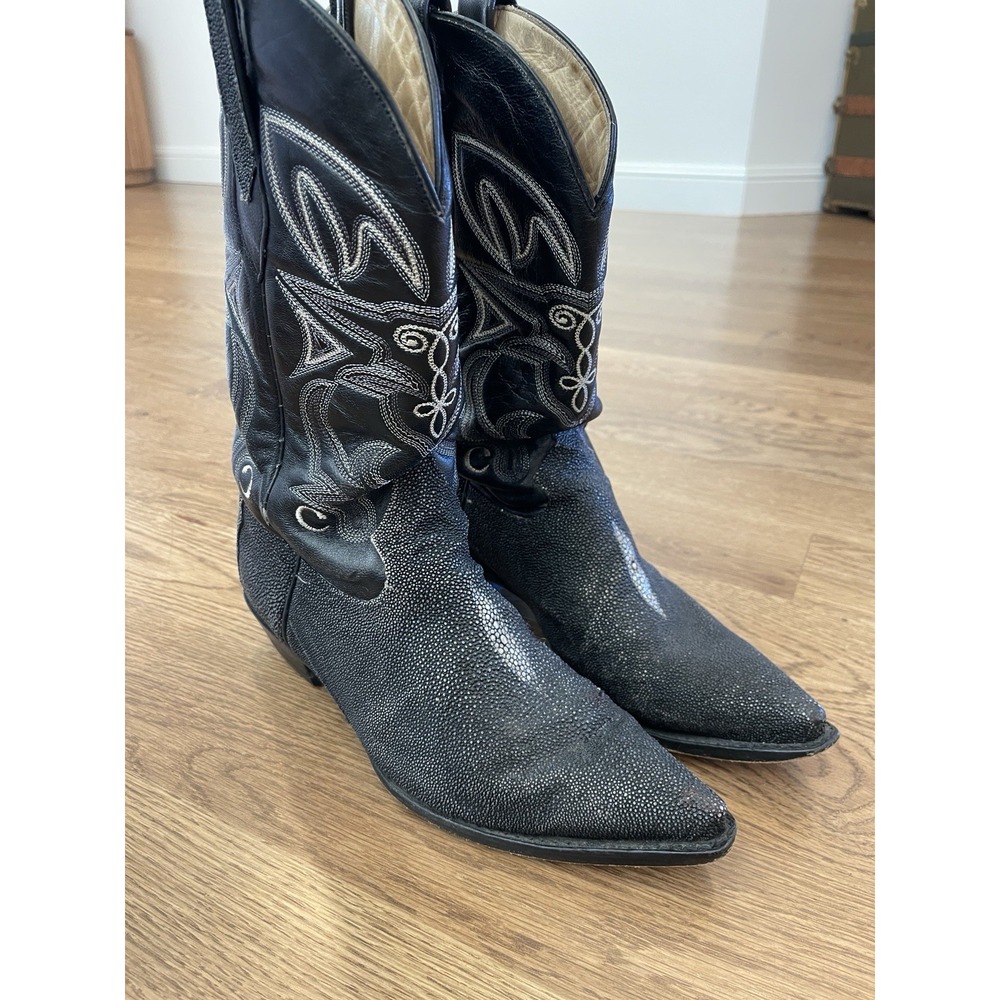 Men's Corral Cowboy Boots 9 EE Black ****read